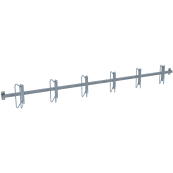 Bicycle rack  serial parking | Wall bracketsfor plugging down | Bicycle positioning:left or right, 45